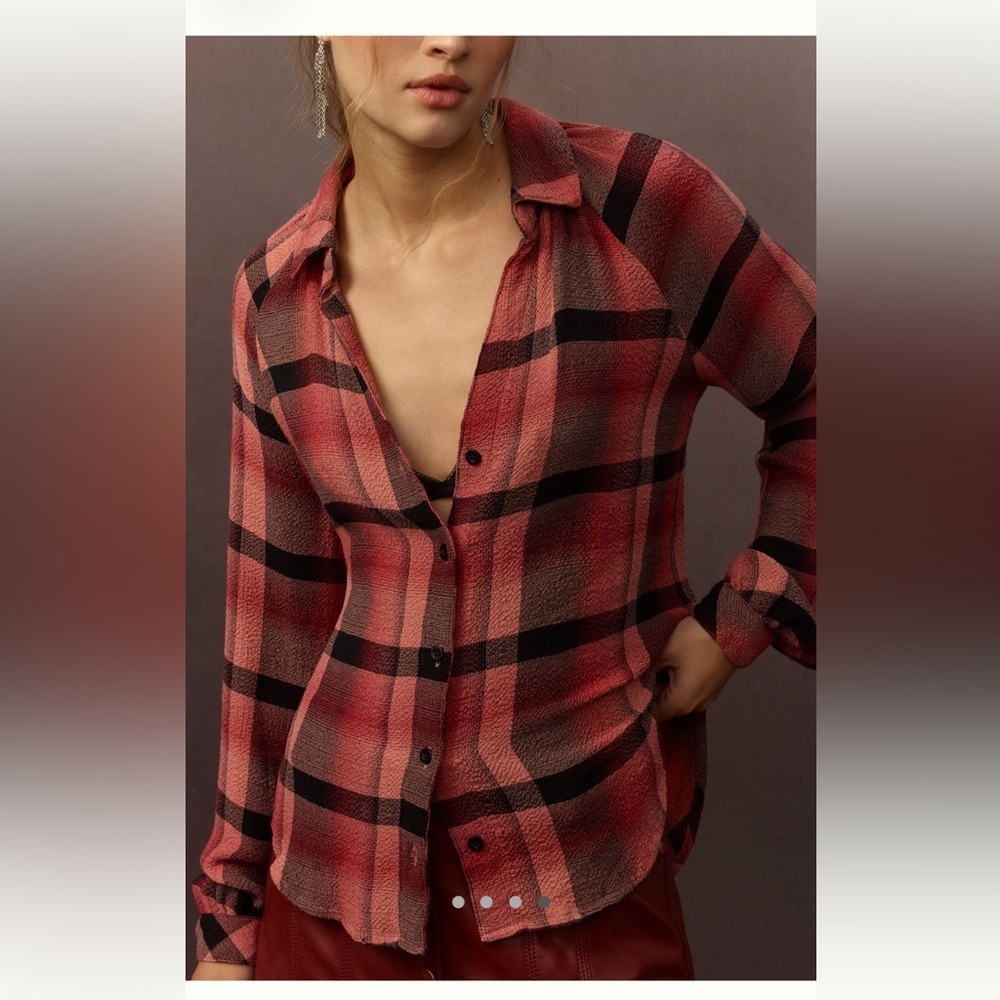 NWT Anthropologie Cloth & Stone Button Down Shirt